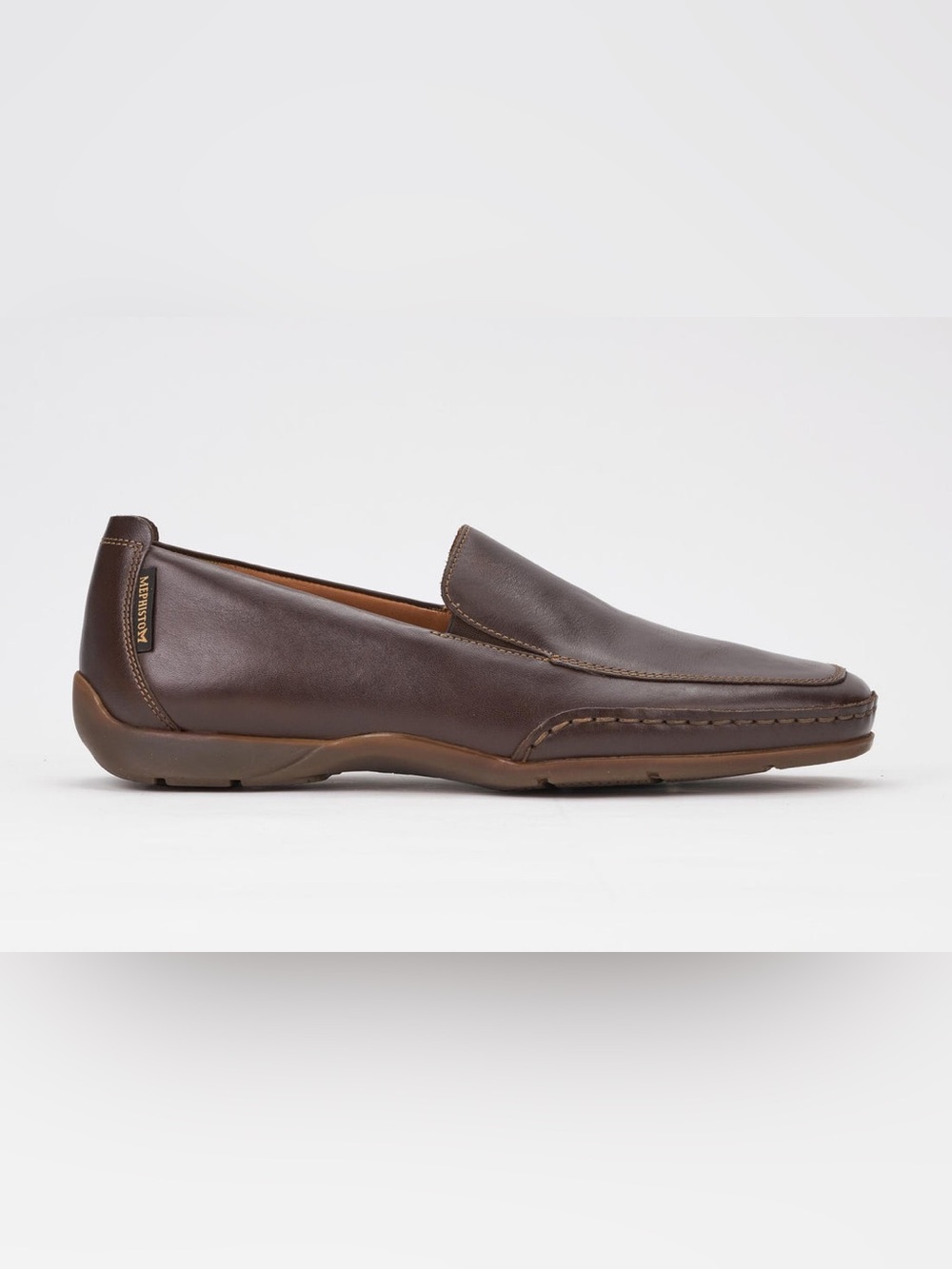 Mephisto Men’s Edlef Dark Brown Smooth Loafers - Picture 2 of 8